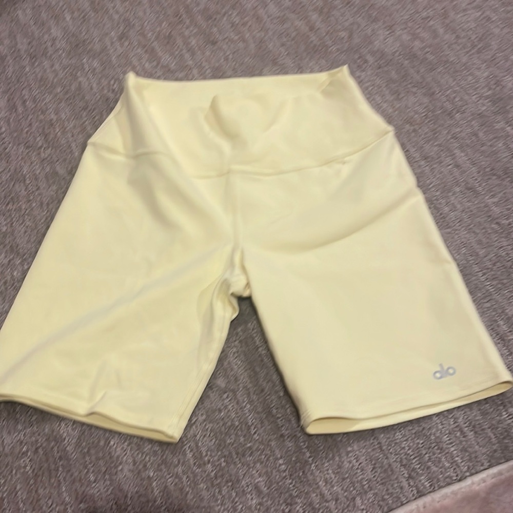 ALO biker shorts.